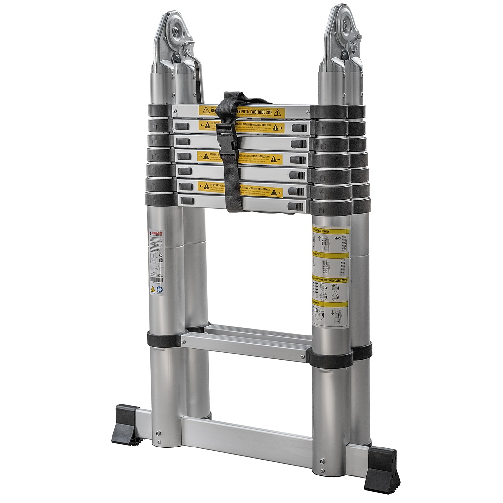 Лестница алюминиевая телескопическая шарнирная 2311ТЛ