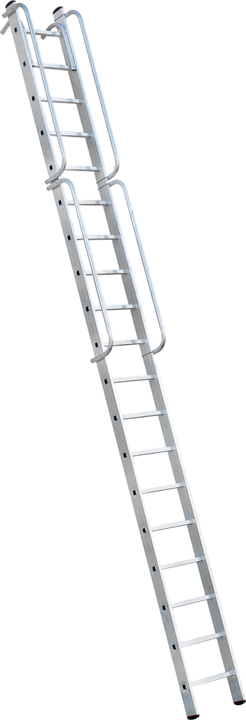 Лестница с зацепами и поручнями NV 5216