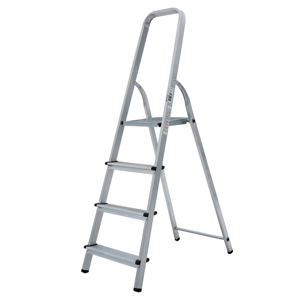 Алюминиевая стремянка со ступенями 80 мм NV 1110