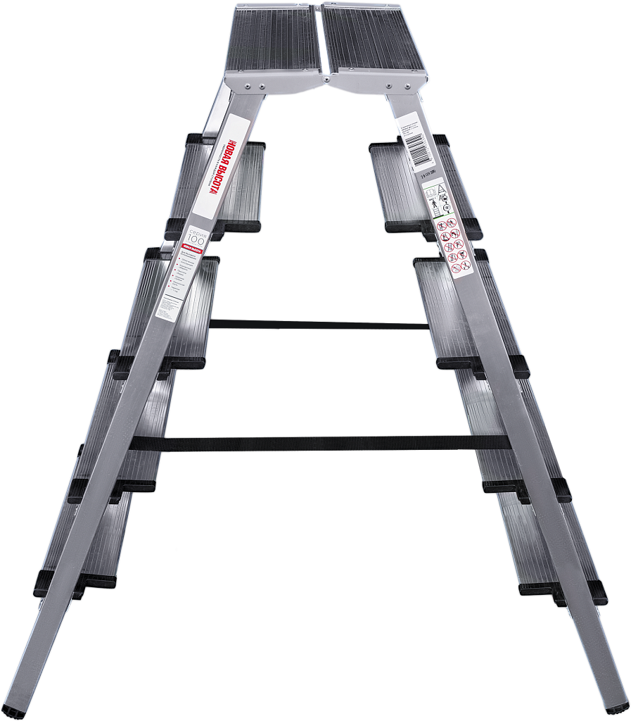 Алюминиевая стремянка, ступени 130 мм NV 1127