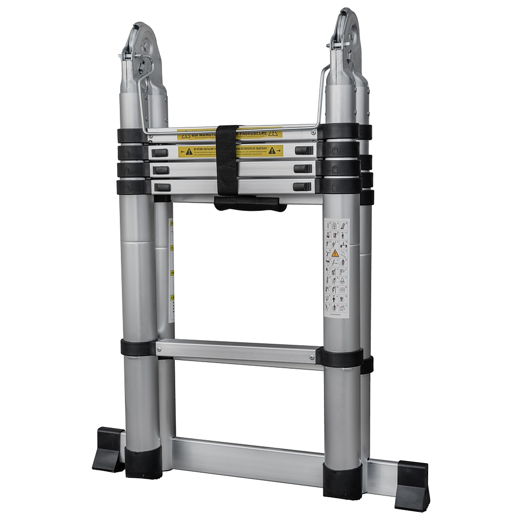 Лестница алюминиевая телескопическая шарнирная 2311ТЛ