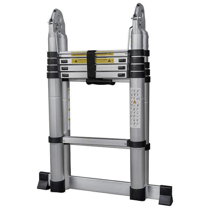 Лестница алюминиевая телескопическая шарнирная 2311ТЛ