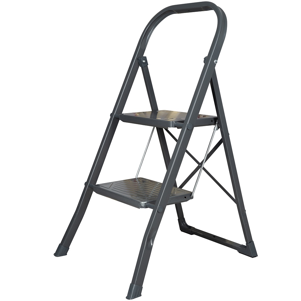 Стремянка стальная Надёжа 1157, ступени 300х200 мм, дуга 350 мм