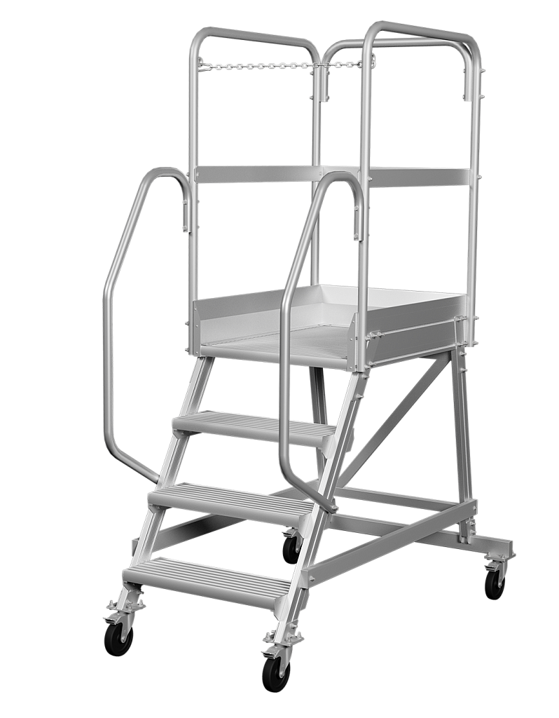 Передвижная лестница-подмости с платформой NV 5511