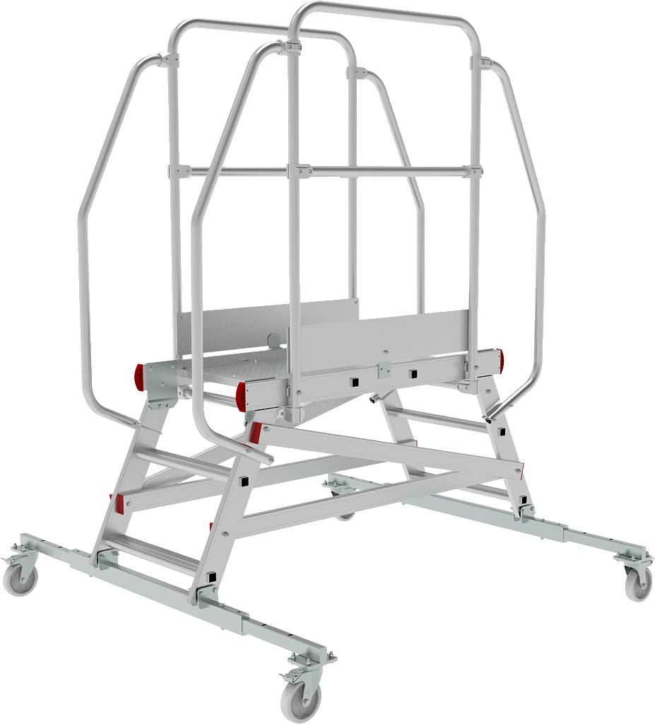 Двухсторонняя лестница с платформой NV 5520