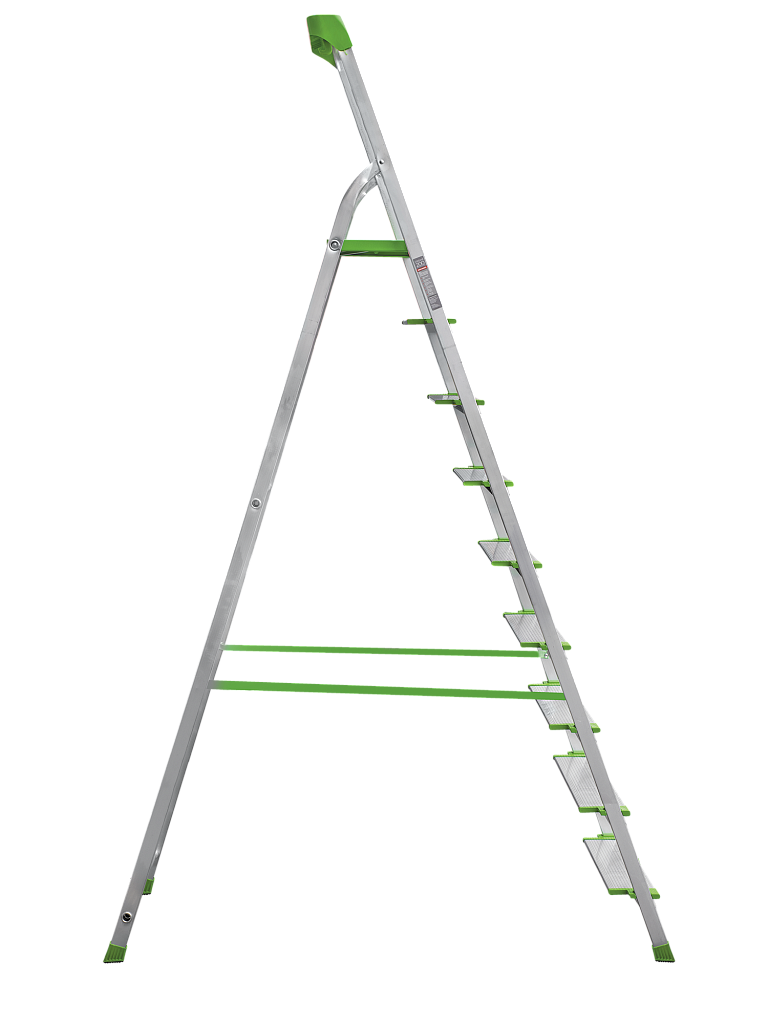 Алюминиевая стремянка с органайзером и ст. 130 мм NV 2118