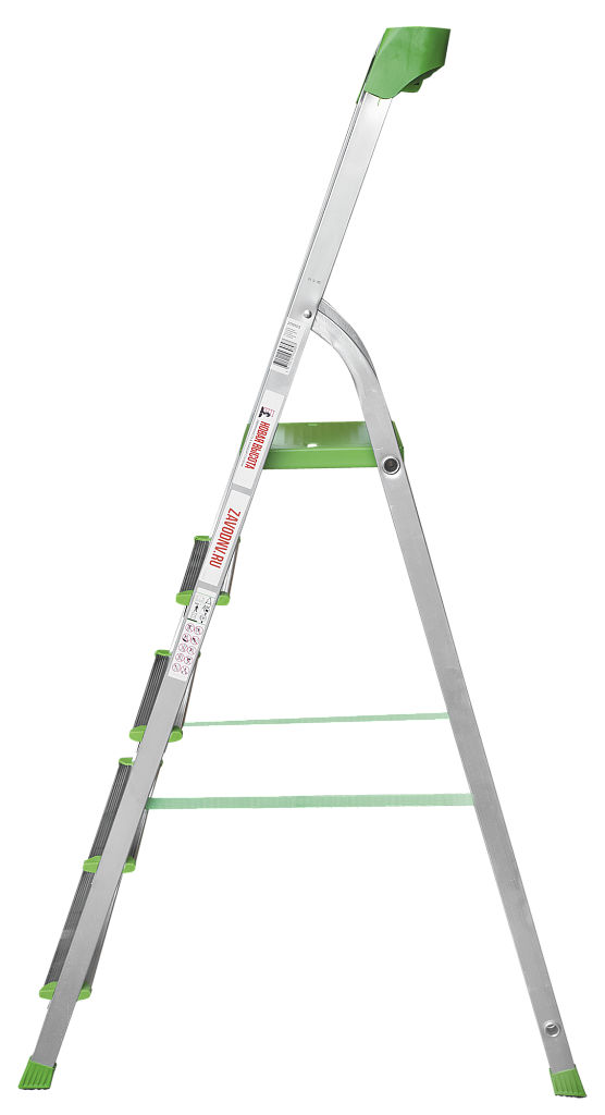 Алюминиевая стремянка с органайзером и ст. 80 мм NV 2115