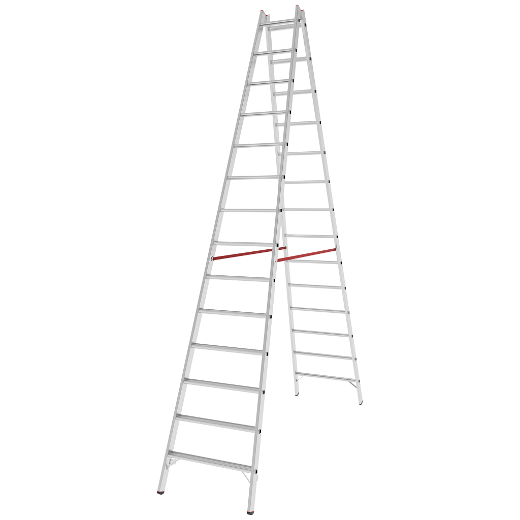 Алюминиевая стремянка со ступенями 80 мм NV 5120