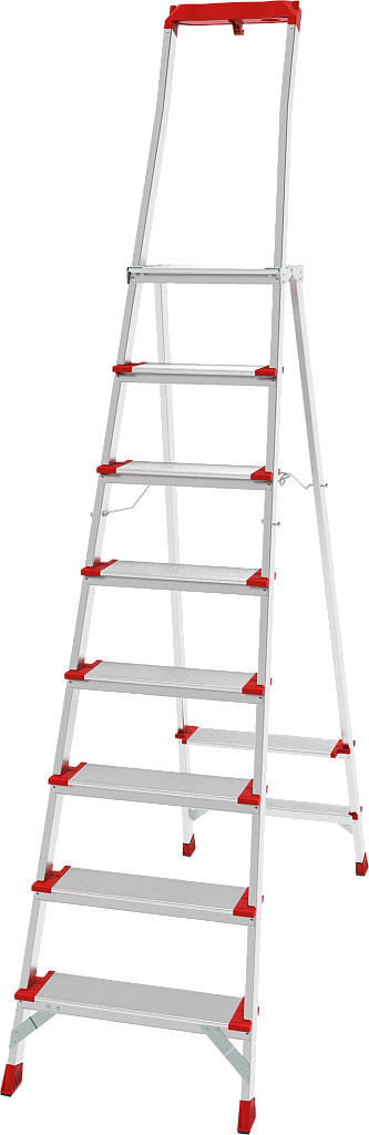 Алюминиевая стремянка с органайзером, ст. 130 мм NV 3138
