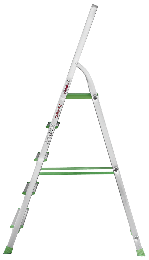 Алюминиевая стремянка со ступенями 80 мм NV 2110