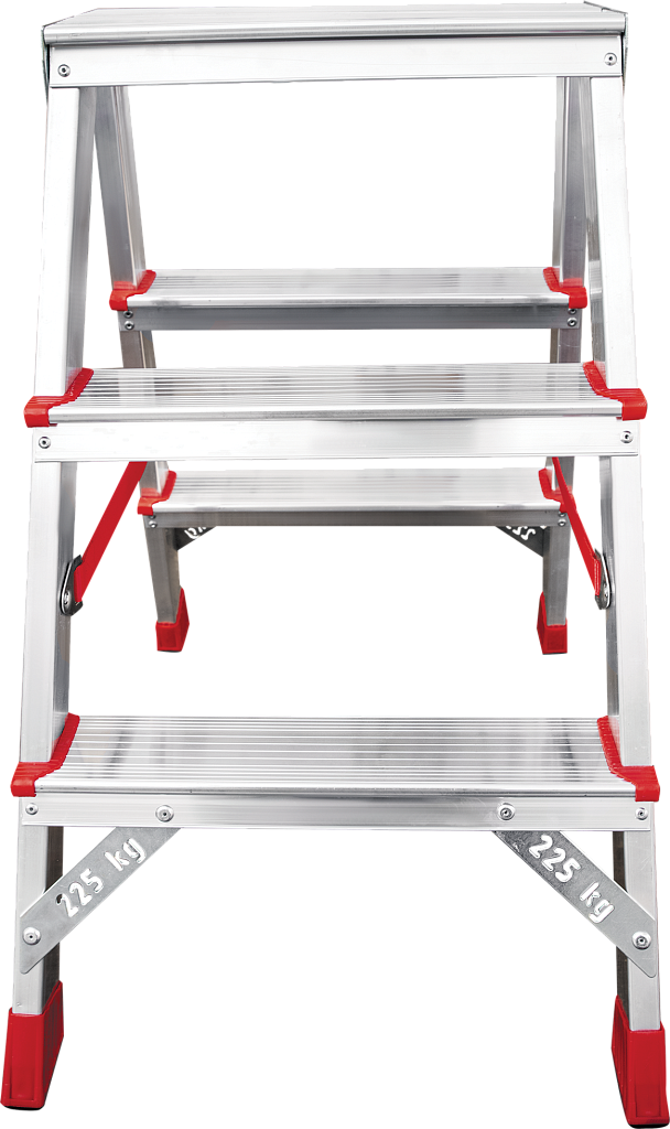 Стремянка со ступенями 80 мм NV 3120