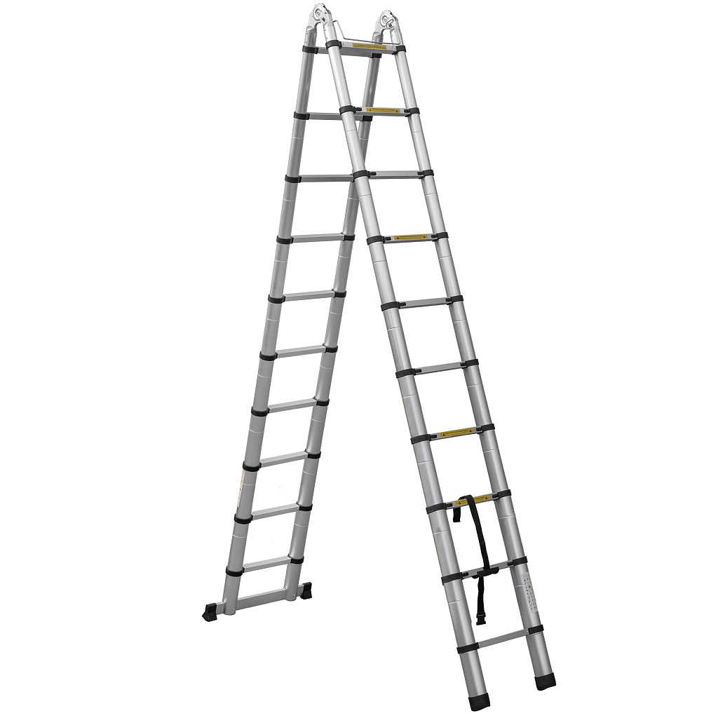 Лестница алюминиевая телескопическая шарнирная 2311ТЛ