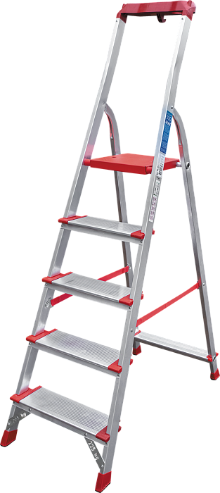 Анодированная стремянка с органайзером и ст. 130 мм NV 3118А