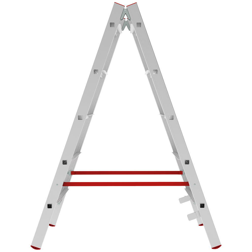 Алюминиевая стремянка со ступенями 80 мм NV 5120