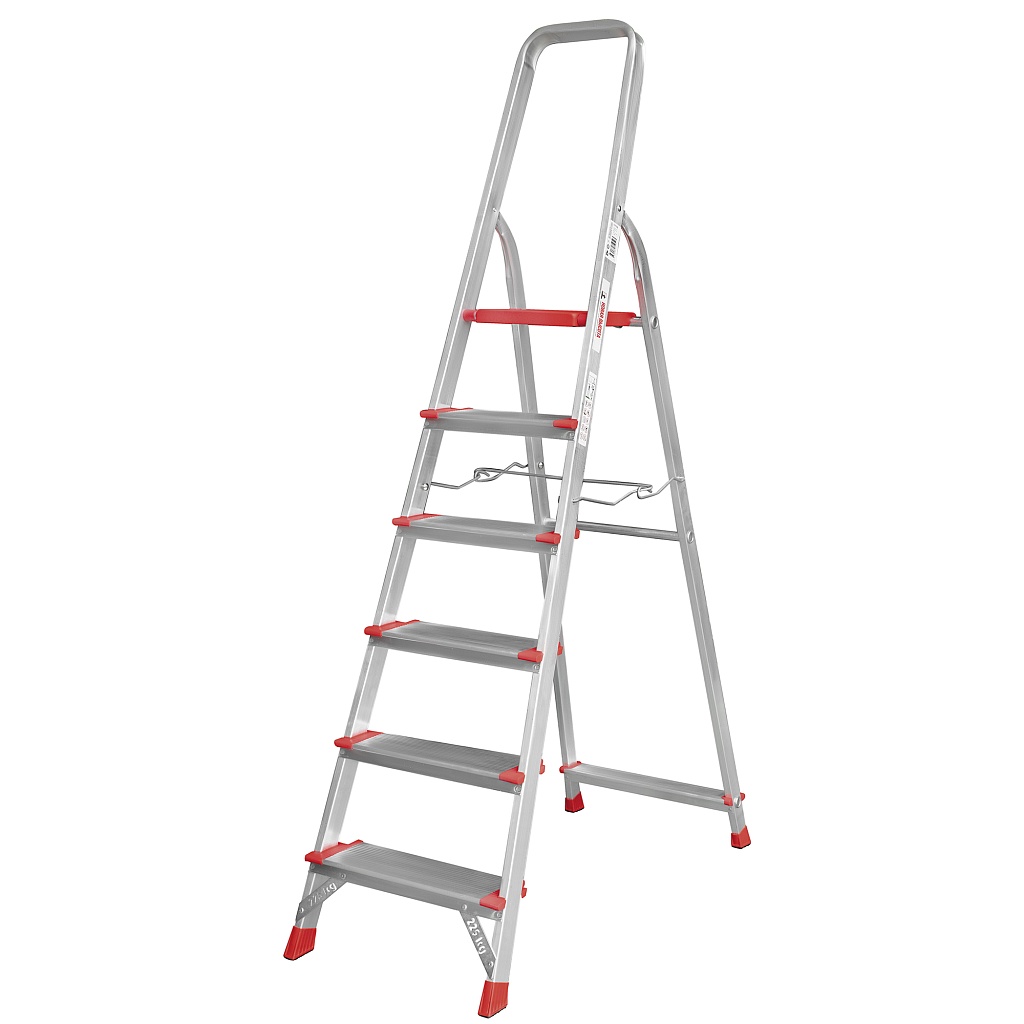 Стремянка с металлической стяжкой и ступенями 130 мм NV 3119