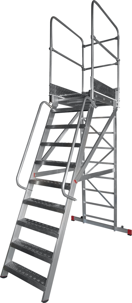 Лестница передвижная с площадкой высотой 2,2 м NV 8000030