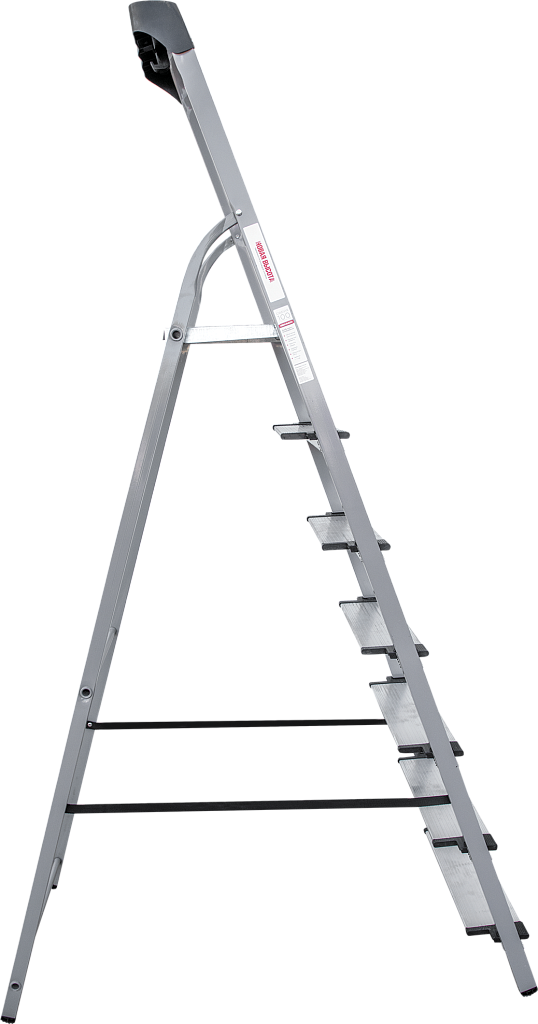 Стальная стремянка с алюминиевыми ступенями 130 мм NV 1138