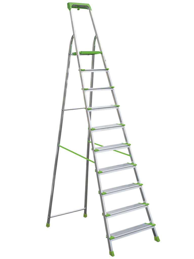 Алюминиевая стремянка с органайзером и ст. 130 мм NV 2118