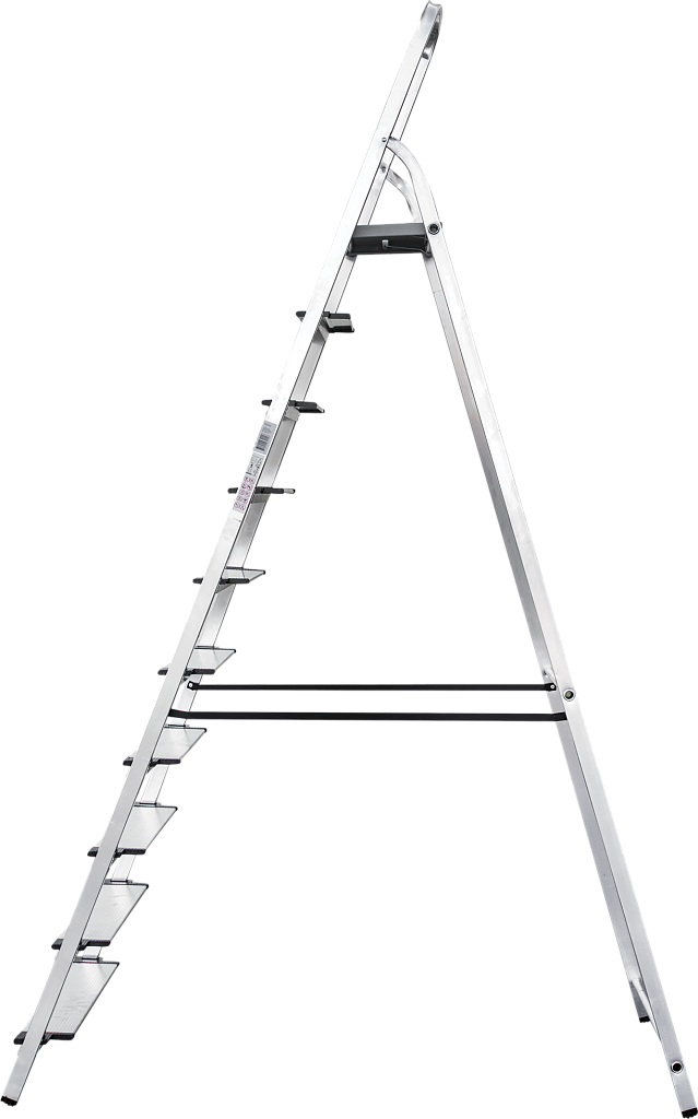Алюминиевая стремянка со ступенями 130 мм NV 1117