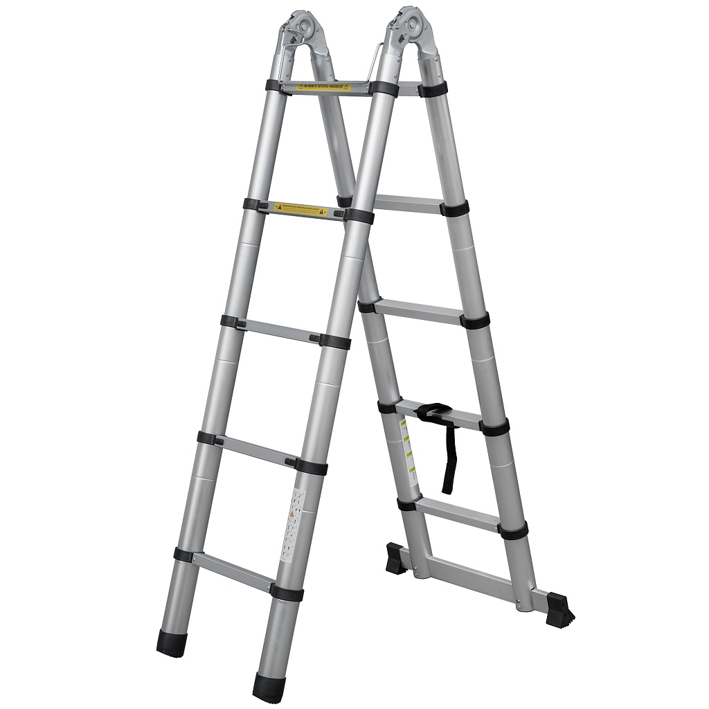 Лестница алюминиевая телескопическая шарнирная 2311ТЛ