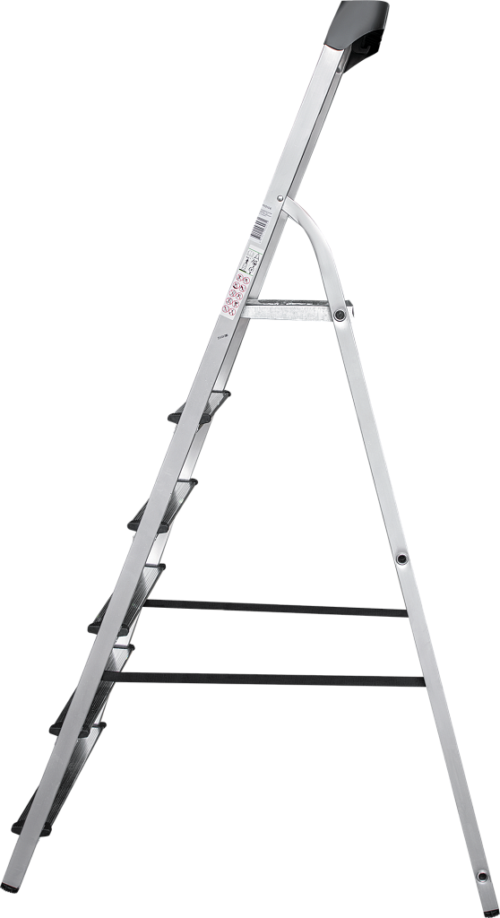 Алюминиевая стремянка с органайзером, ступени 80 мм NV 1115