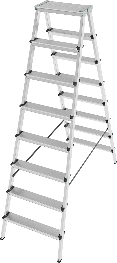 Алюминиевая стремянка, ступени 80 мм NV 1120