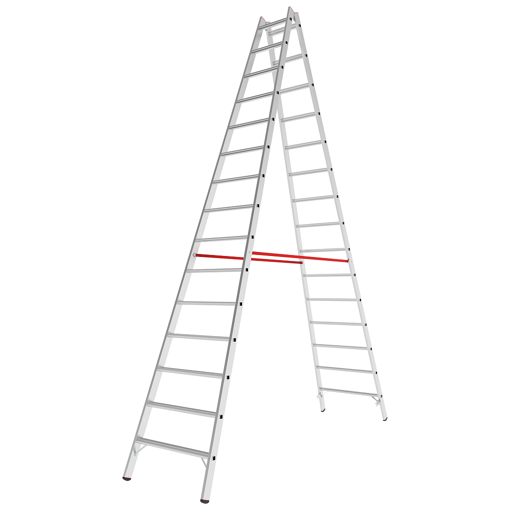 Алюминиевая стремянка со ступенями 80 мм NV 5120