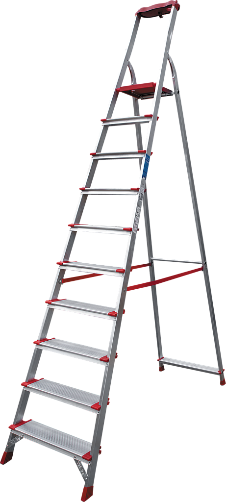 Стремянка с органайзером и ступенями 130 мм NV 3118