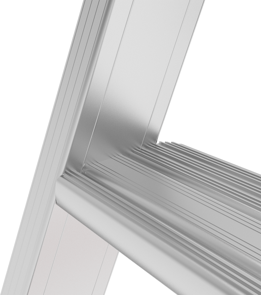 Алюминиевая стремянка со ступенями 80 мм NV 5120