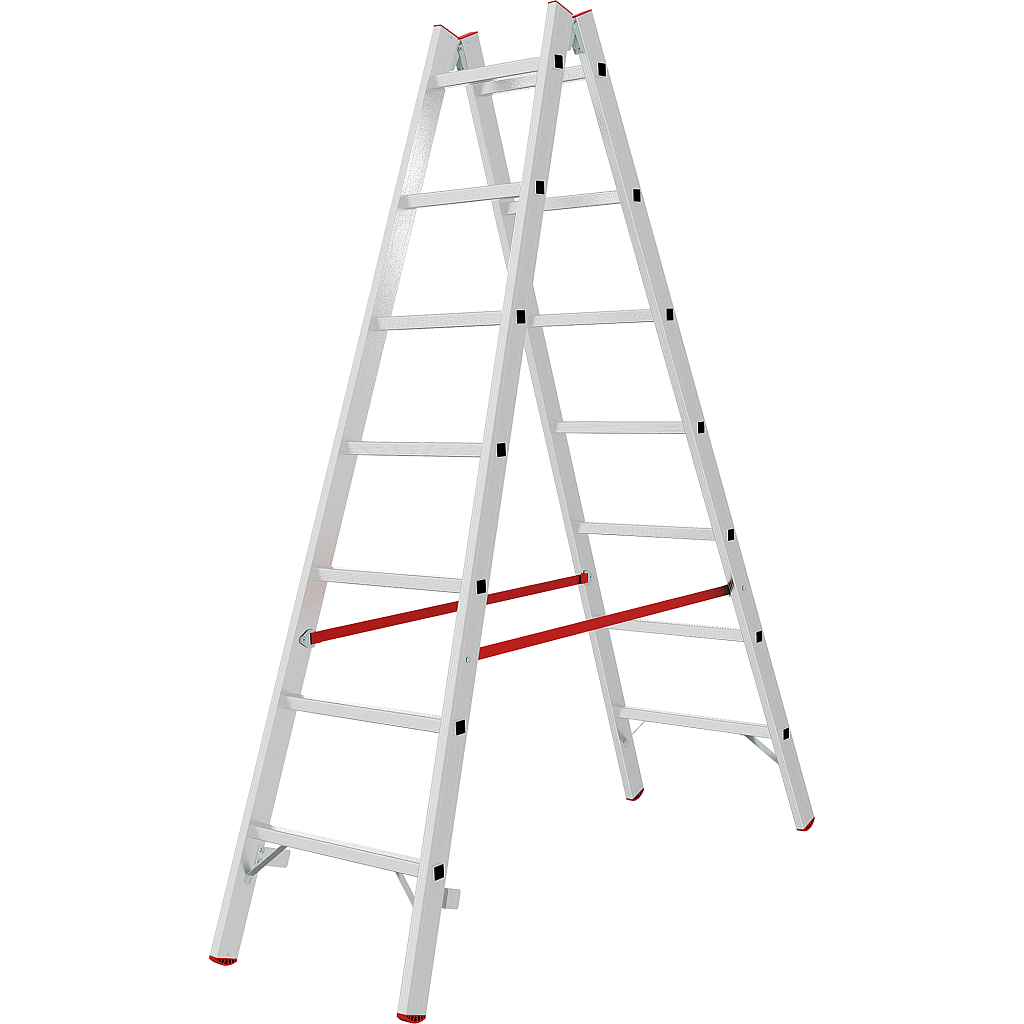 Алюминиевая стремянка со ступенями 30 мм NV 5123