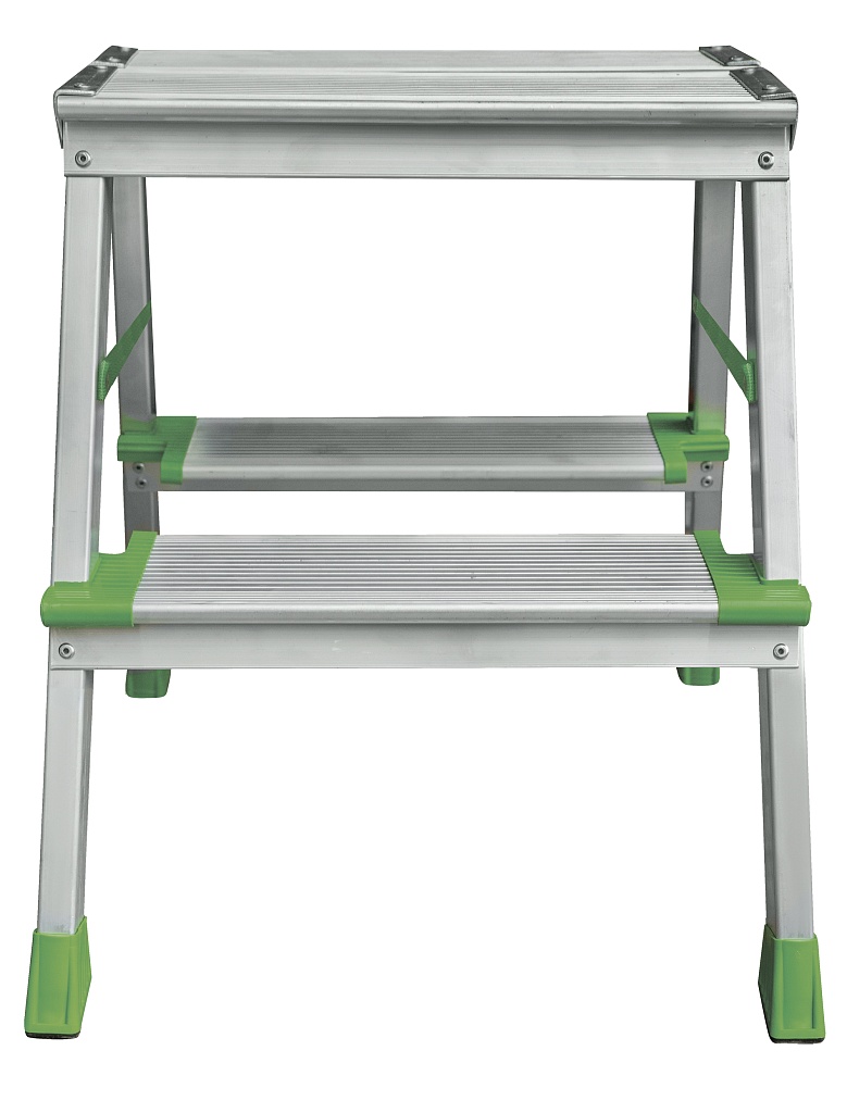 Алюминиевая стремянка с ступенями глубиной 130 мм NV 2127