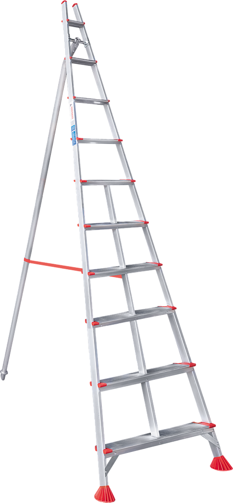 Садовая стремянка, ступени 130 мм, телескопический упор NV 3197 