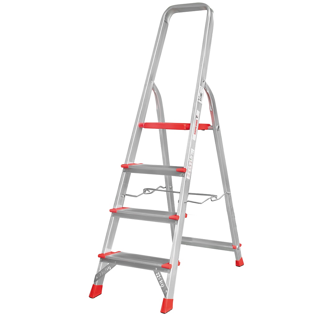 Стремянка с металлической стяжкой и ступенями 130 мм NV 3119