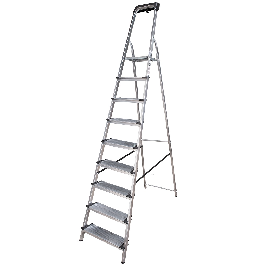 Алюминиевая стремянка с органайзером и ст. 130 мм NV 1118