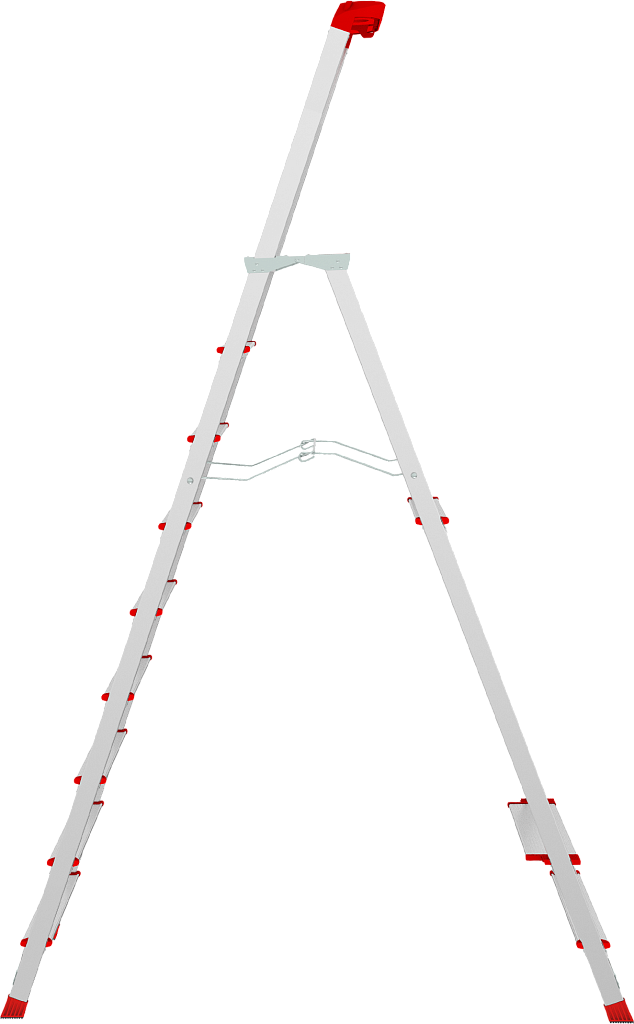 Стремянка с органайзером и ступенями 80 мм NV 3135