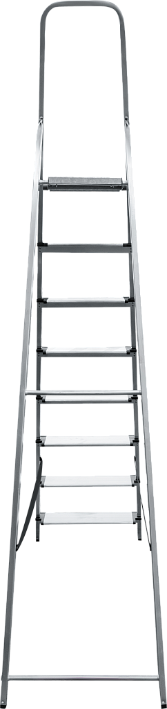 Алюминиевая стремянка со ступенями 130 мм NV 1117