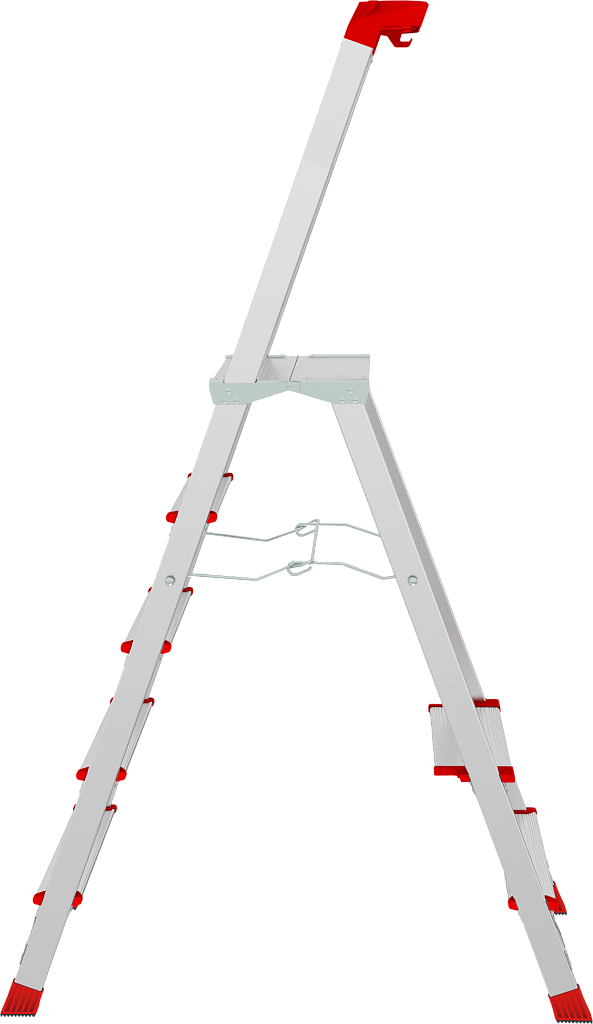 Стремянка с органайзером и ступенями 80 мм NV 3135