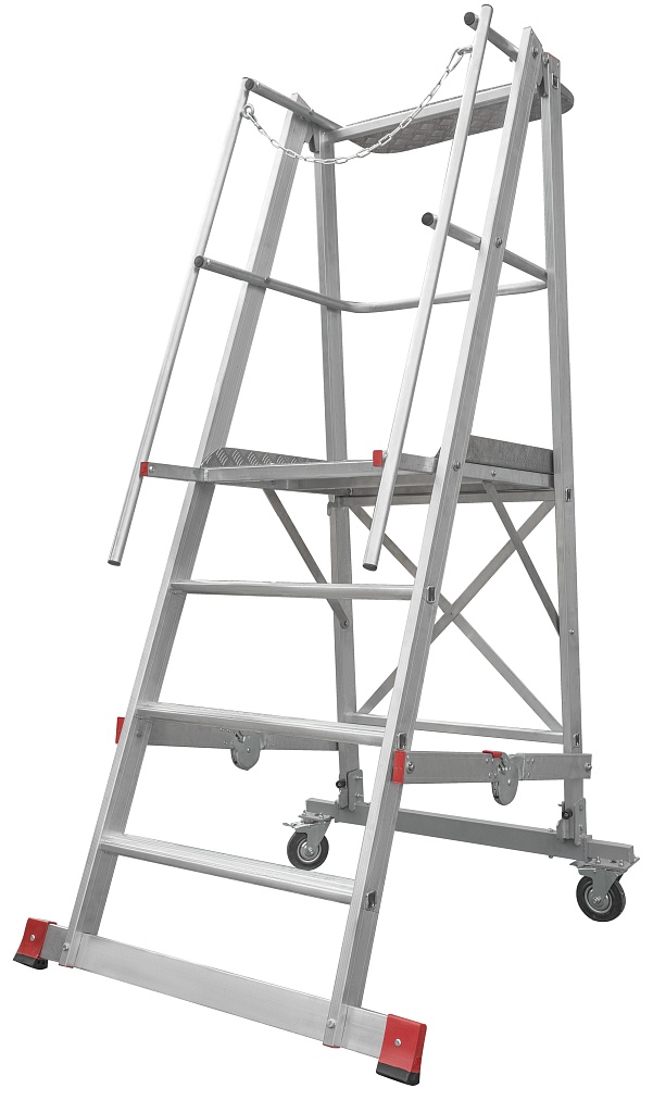 Лестница-стремянка складная с платформой NV 5540