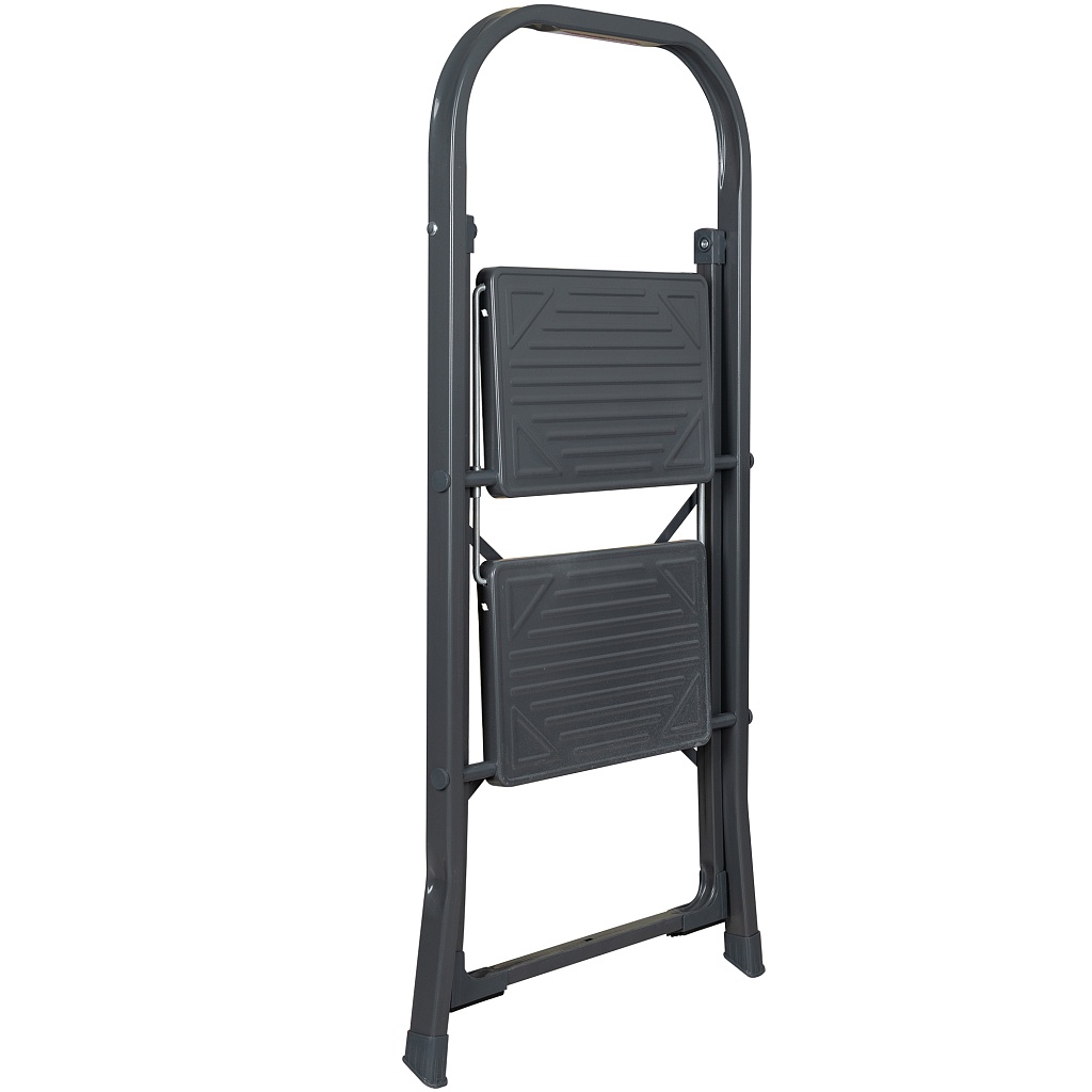 Стремянка стальная Надёжа 1157, ступени 300х200 мм, дуга 350 мм
