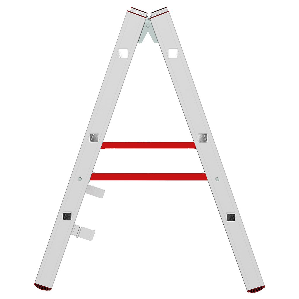 Алюминиевая стремянка со ступенями 30 мм NV 5123