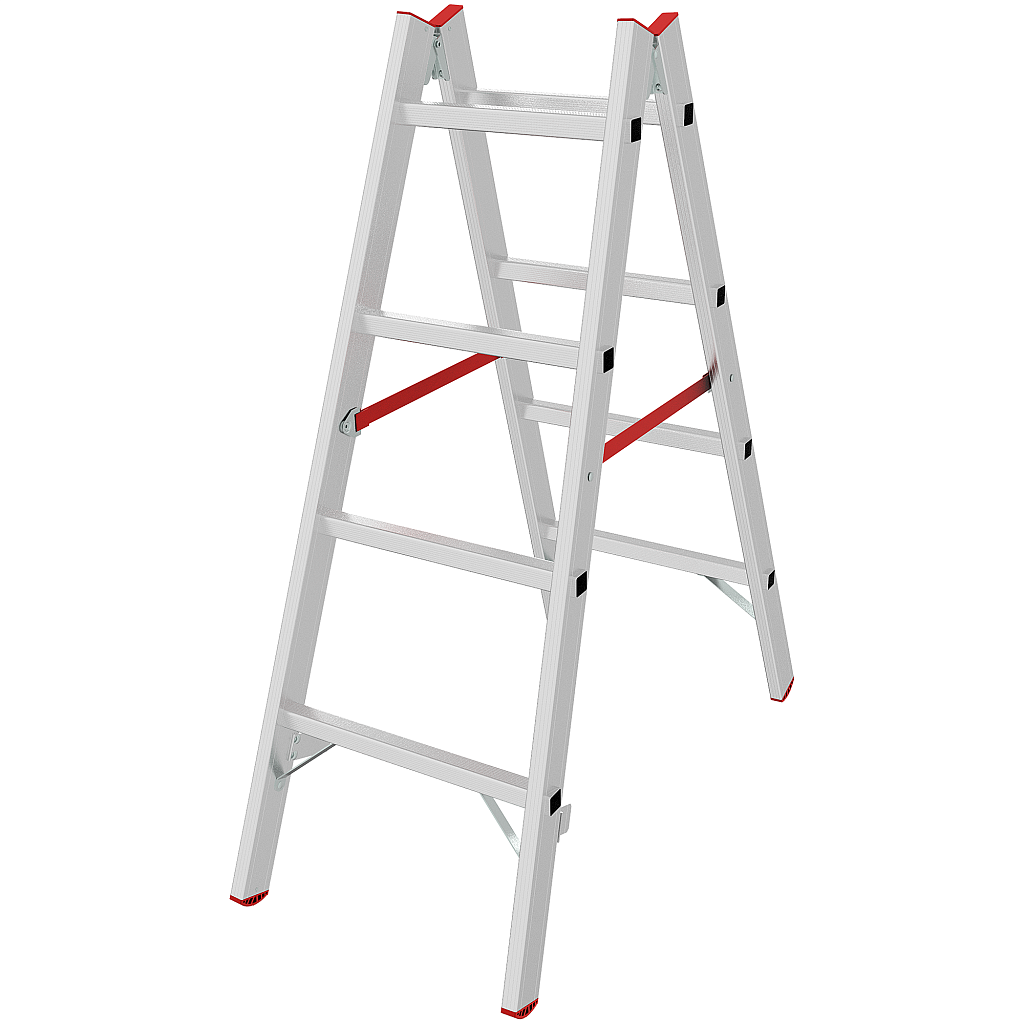 Алюминиевая стремянка со ступенями 30 мм NV 5123