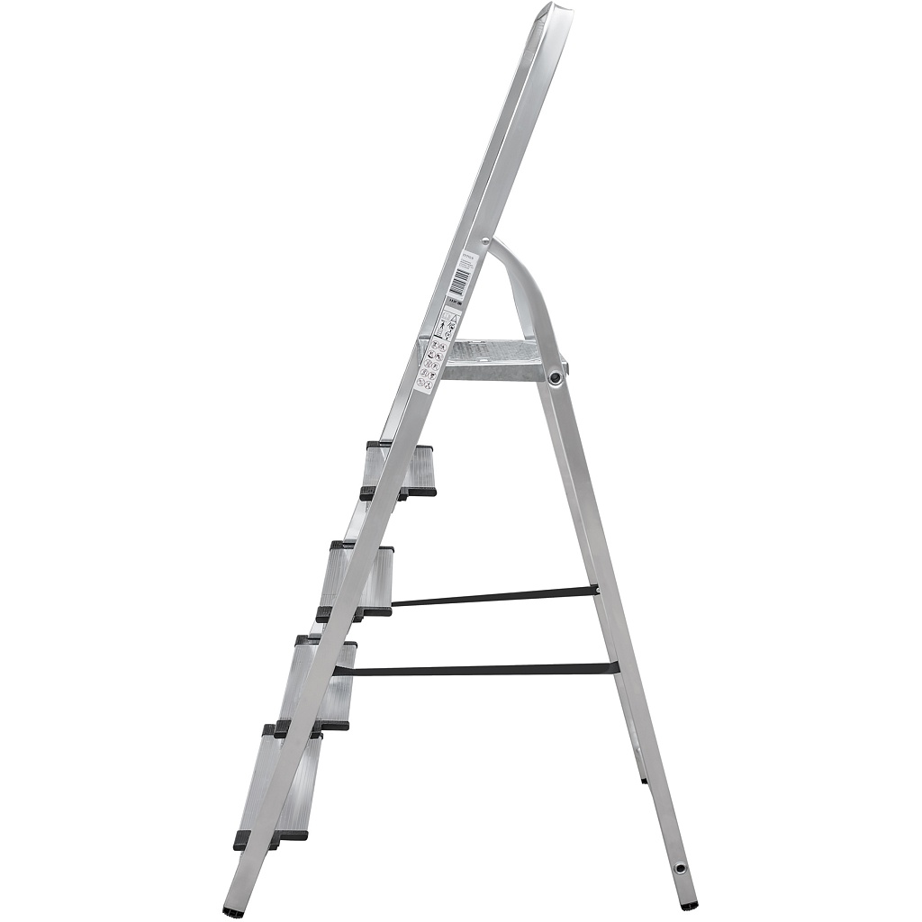 Алюминиевая стремянка со ступенями 130 мм NV 1117