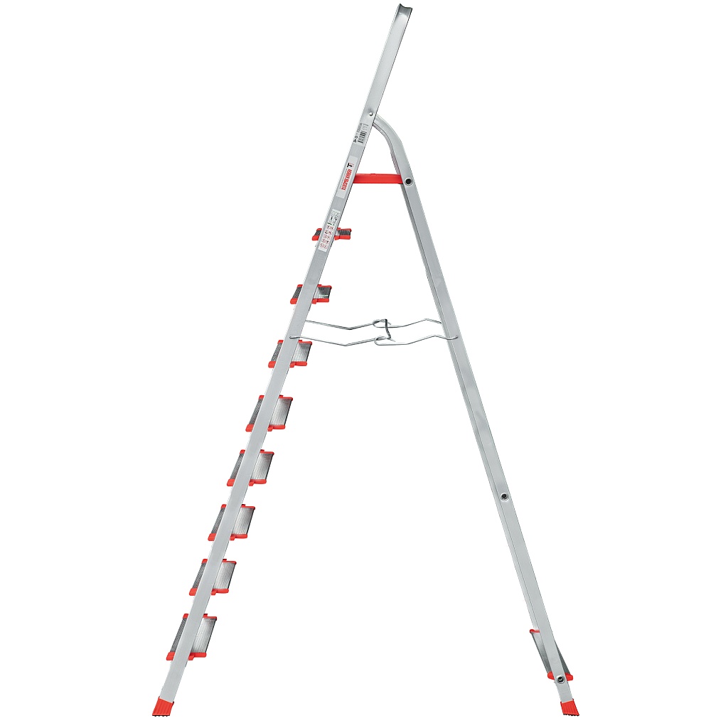Стремянка с металлической стяжкой и ступенями 130 мм NV 3119