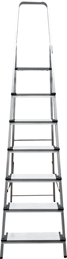 Алюминиевая стремянка со ступенями 130 мм NV 1117