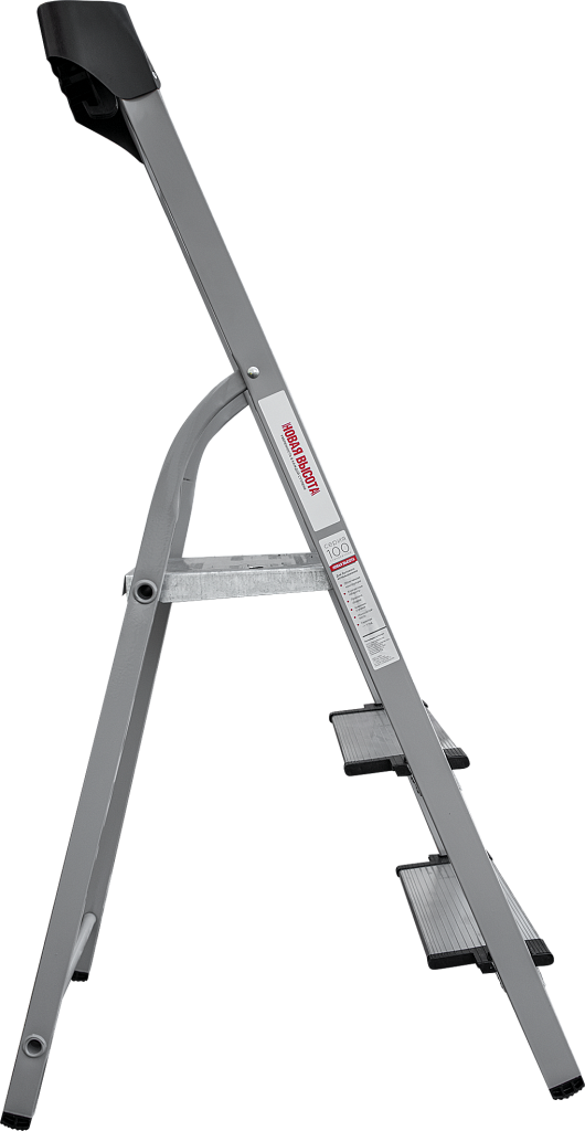 Стальная стремянка с алюминиевыми ступенями 130 мм NV 1138