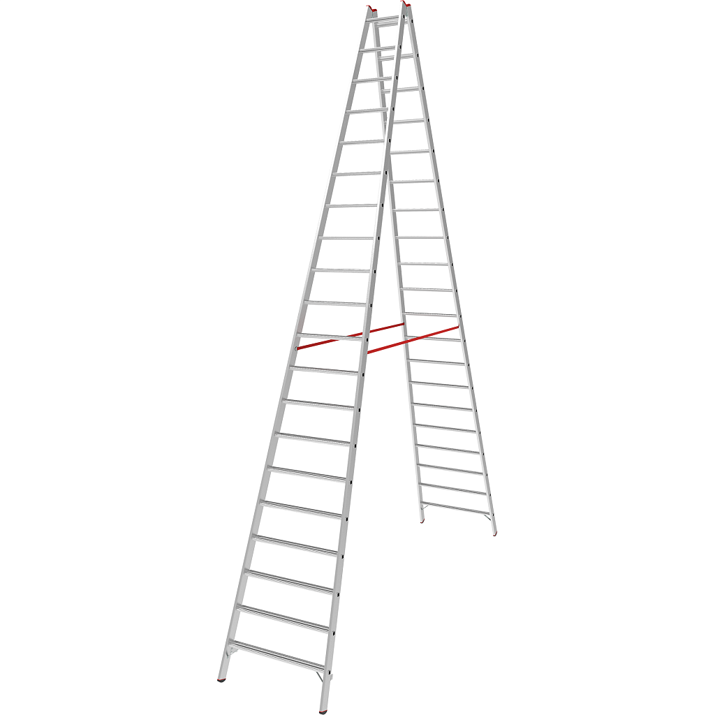 Алюминиевая стремянка со ступенями 80 мм NV 5120