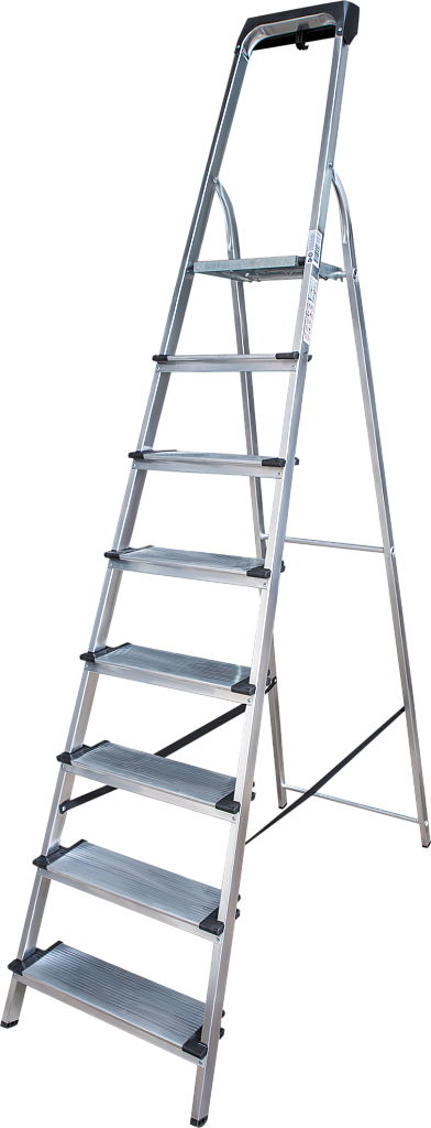 Алюминиевая стремянка с органайзером и ст. 130 мм NV 1118