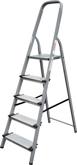 Стальная стремянка с алюминиевыми ступенями 130 мм NV 1137