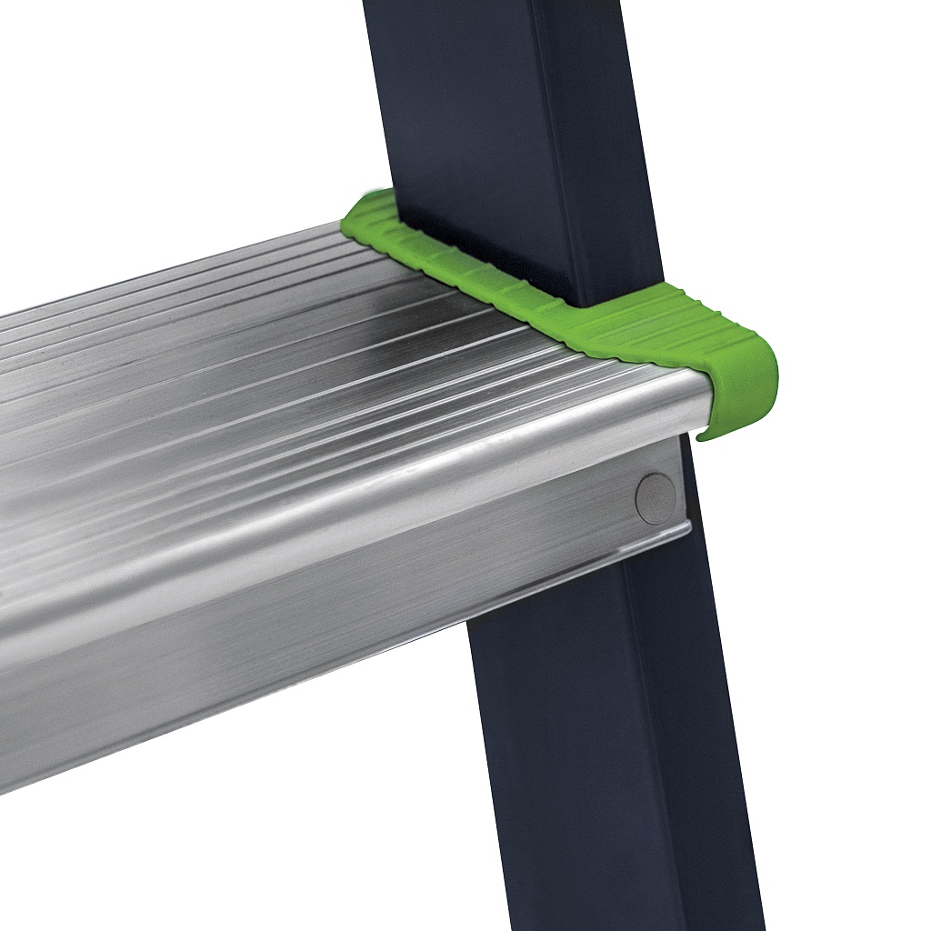 Стремянка стальная с алюминиевыми ступенями 80 мм NV 2136