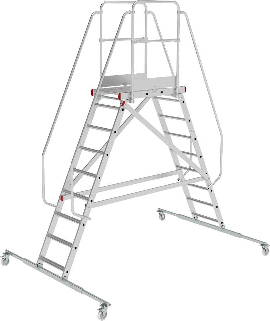 Двухсторонняя лестница с платформой NV 5520